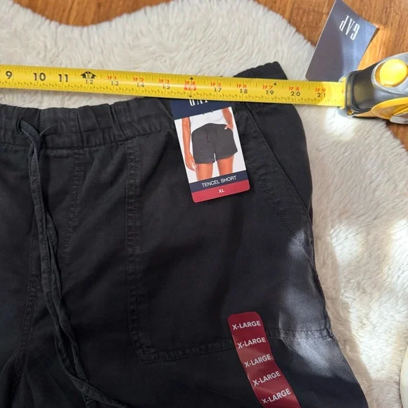 GAP tencel shorts women’s xl NWT black - Picture 7 of 10
